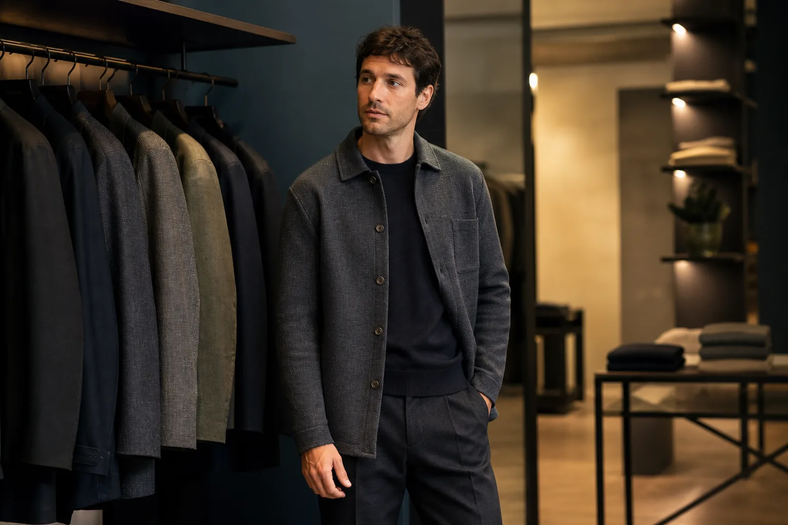 Men's clothing lookbook examples