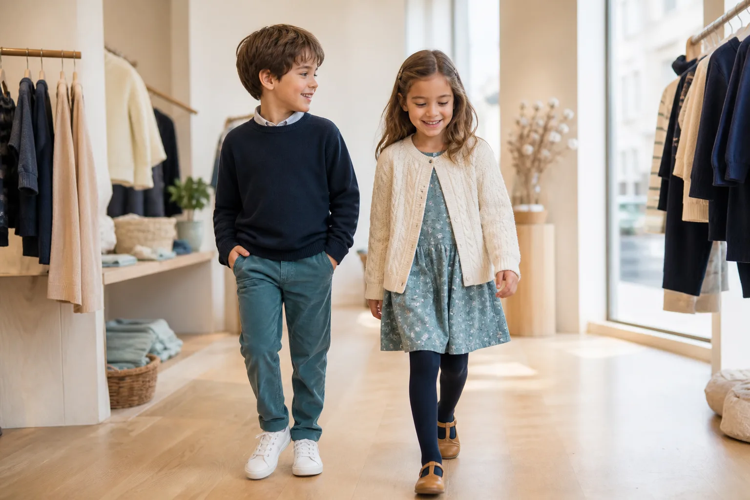 Children's clothing lookbook example 1