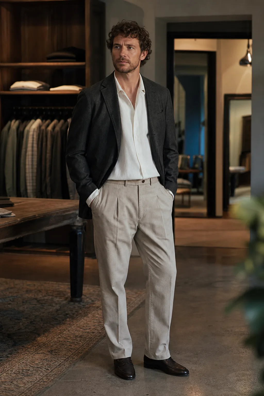 Men's clothing lookbook example 1