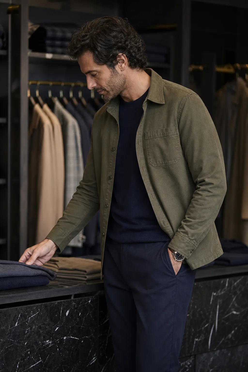 Men's clothing lookbook example 2