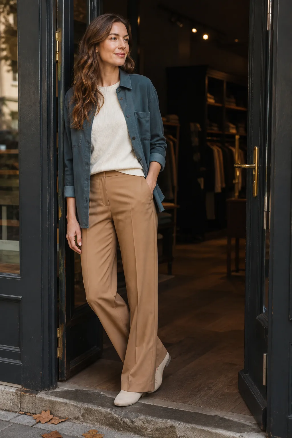 Seasonal clothing lookbook example 1